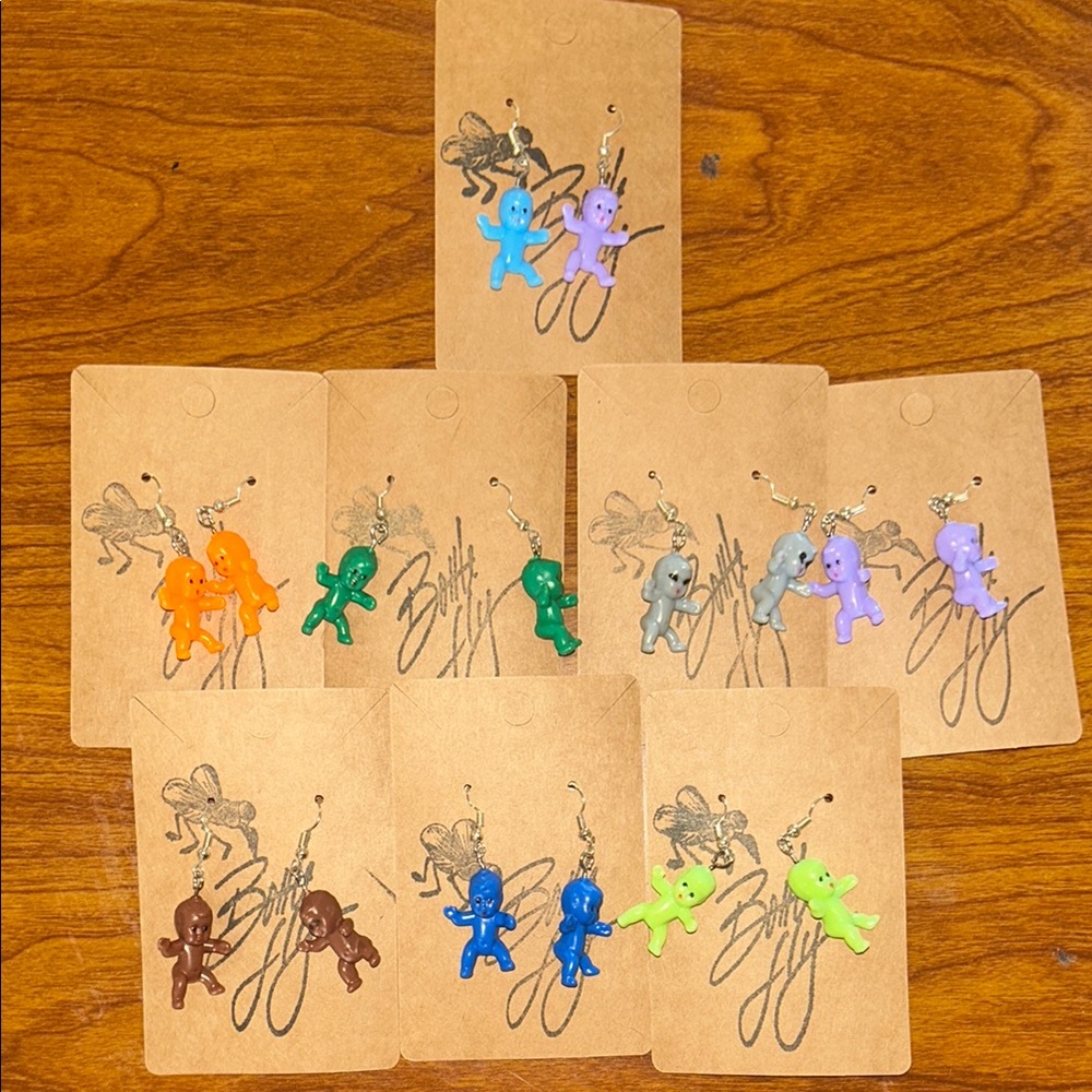Colorful Custom Baby Earrings Set